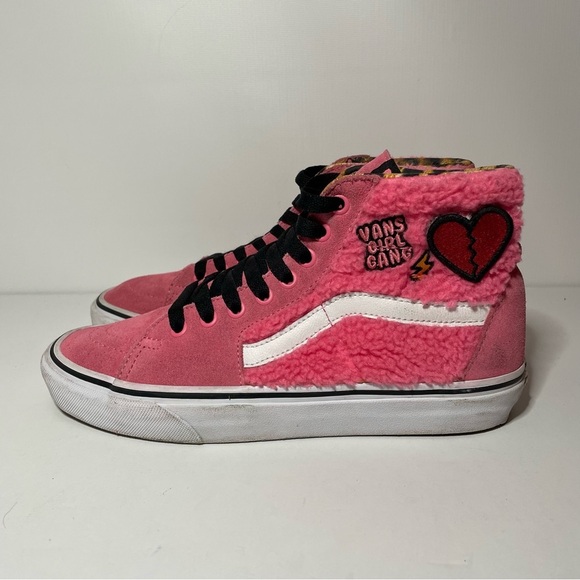Vans SK8-Hi (Sherpa) Pink Lemonade Women 8.5 - Picture 2 of 9